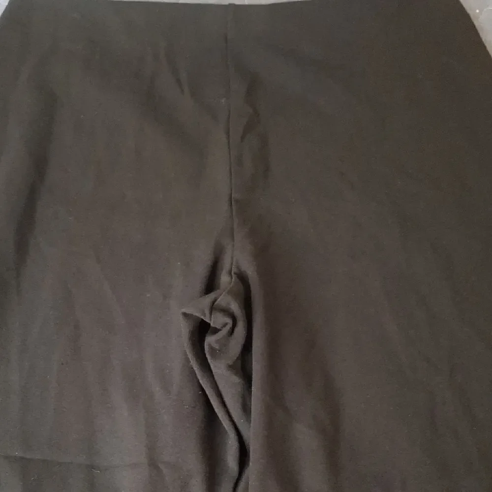 CeCe Classic Black cropped wide leg Pants size XL